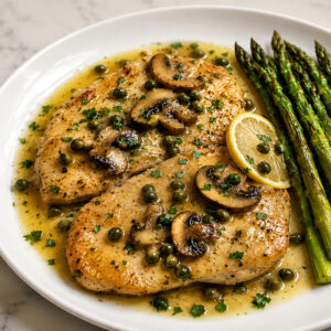 Chicken piccata low carb