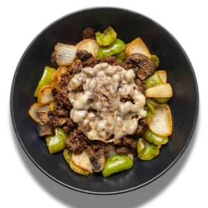 Low-Carb Philly Cheesesteak Bowl