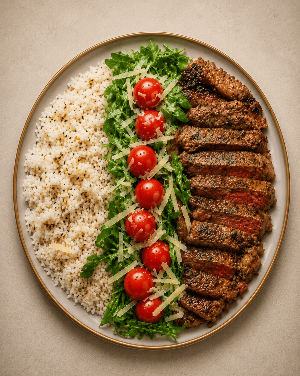 Ribeye steak bowl