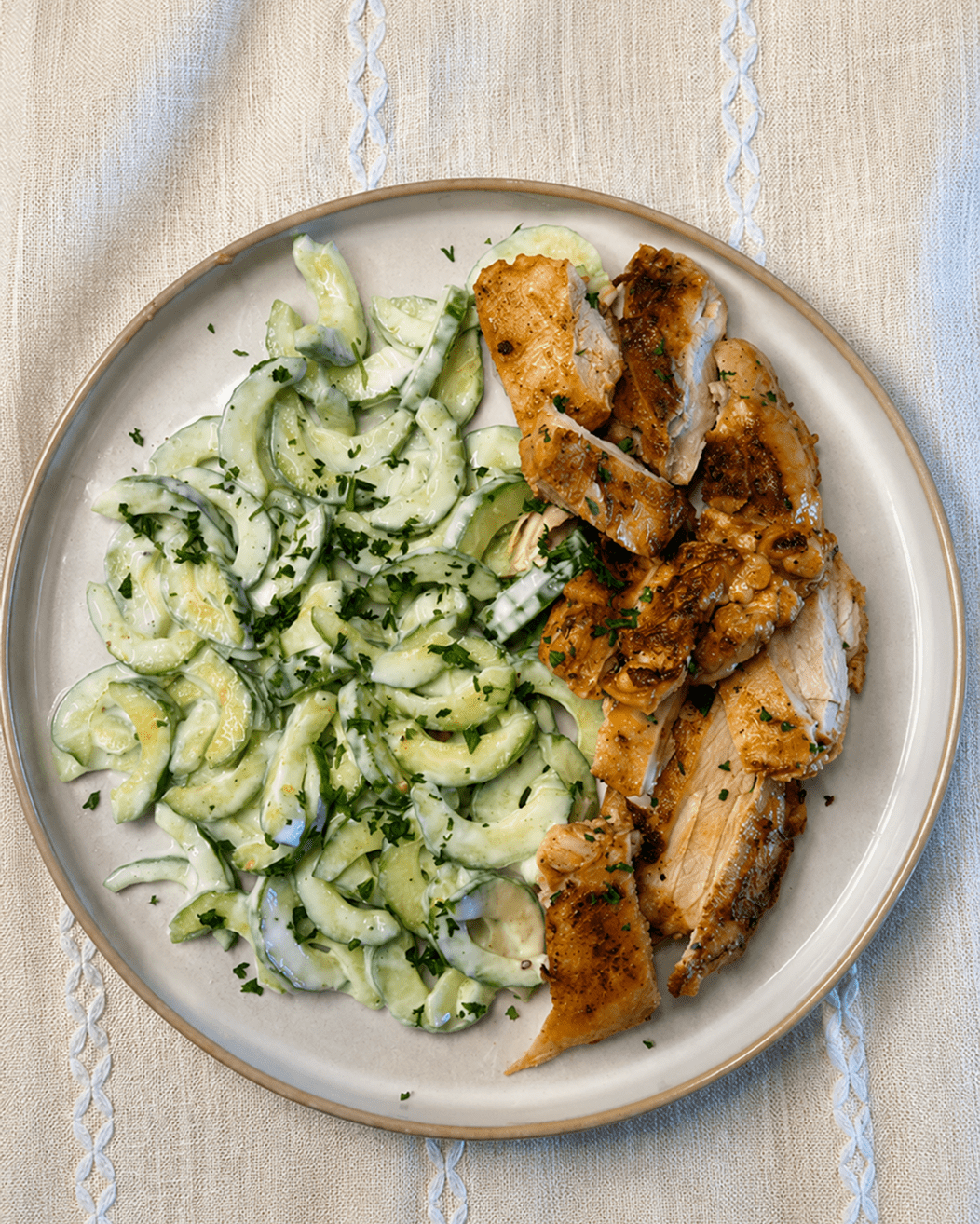 Cucumber Chicken Salad